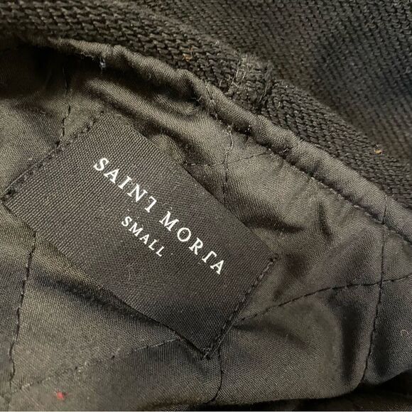 Saint Morta Assassin Hooded Flannel Yellow/Black Size S NWT - Picture 9 of 11